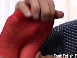 WATCH ME LICK THESE SEXY STOCKINGS!!