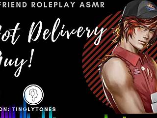 Hot Delivery Guy Boyfriend Roleplay ASMR Male Voice M4F Audio Only Masturbation Session