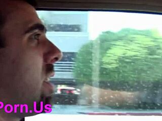 two girls give intense blowjob