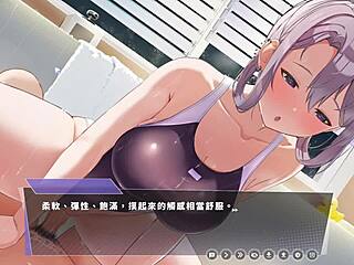 Хентай лудории с бански в банята