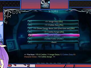 Blondýnka princezna s velkými prsy v sexy anime hentai sněhové scéně