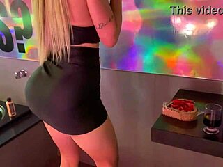 milf with big ass seduces young guy in hotel