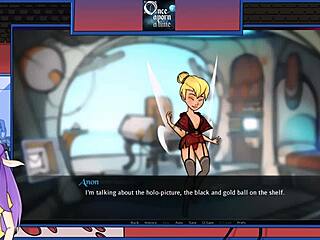 Blonde Princess with Big Tits in Sexy Anime Hentai Snow Scene