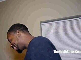 sexy newbie gets wild in threesome swallowing big black cock