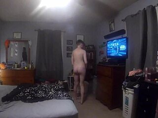 sexy miss magic tries on some of her favorite lingerie, big tits boobs voyeur solo amateurs friend homemade