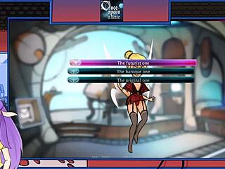 Blonde Princess with Big Tits in Sexy Anime Hentai Snow Scene