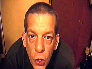 Bisexual Mark Wright farts repeatedly over his own mess.