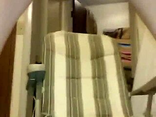 shannon squirting all over chair with dildo toys, homemade amateur brunette solo.