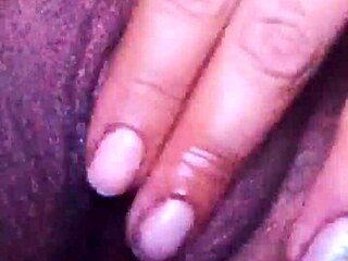 Brazilian amateur moans during masturbation