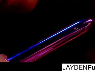 taylor vixen and jayden jaymes engage in nude girl on girl action.