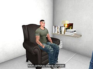 Her husband offers his submissive wife for hard pounding.