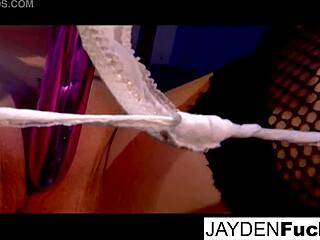 taylor vixen and jayden jaymes engage in nude girl on girl action.