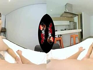 Tiny Latina Teen's Tight Pussy Pounded in VR Reality