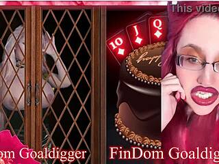 Goddess instructs slave in financial domination