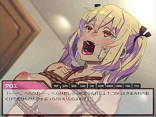 gf training game, using all the lewd toys on her bound body 😈 part 4