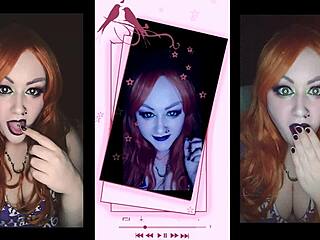 Bohyně Lana láká na instrukce CEI sníst sperma