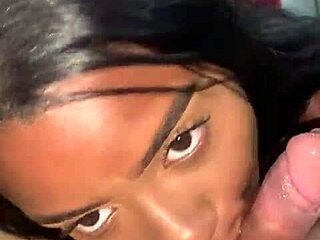 she sucks her husband till he cums