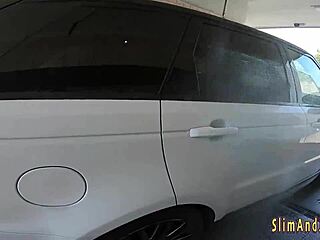 busty blonde teen 18+ shakes her big ass for monster cock