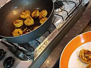 I made shrimp in cheese sauce for larikinhadakelenzinha