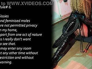 house rules for sissies on sissy training at my place
