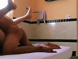 skinny vietnamese girl gets intense session in private