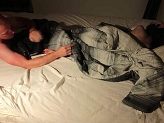 Carrie has fun with a big cock before work