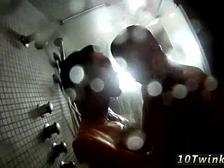 Gay Twink Romance in Bathroom Bareback!