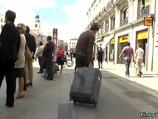 spanish slut paraded in public streets