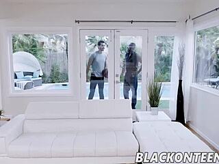 Karla Kush bends over her teen ass, riding black cock cowgirl style in an amateur session.