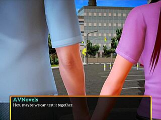 My New Family 402: Brunette's Big Ass in Erotic Cartoon Game