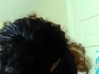 Meechie deepthroats sloppy big black cock