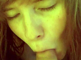 Sucking boyfriend's dick while friend watches