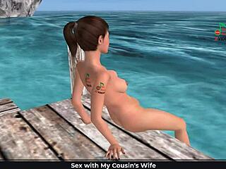 Is This Cartoon Girl Sexier On Beach Or In Shower?