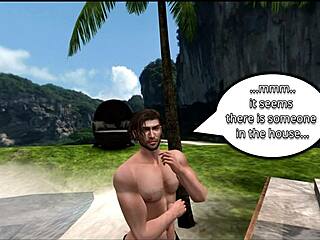 my wife and i enjoy a relaxing day at our beach house