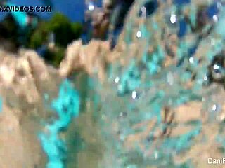 Dani Daniels' intense pool Go-Pro sex.