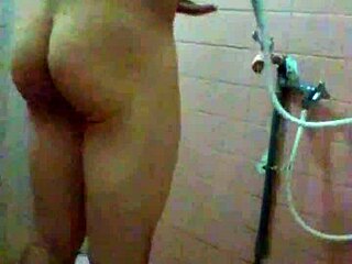 i'm in gay bathroom showing my ass but it's a show or something