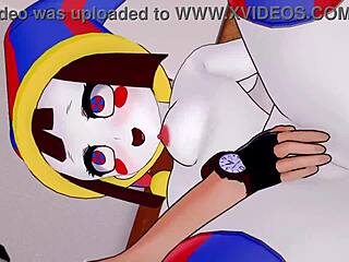 pomni se quita la toalla para poder follar mejor sin censura