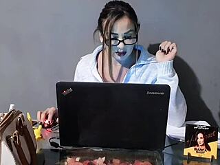 She sucks that monster cock before the creampie