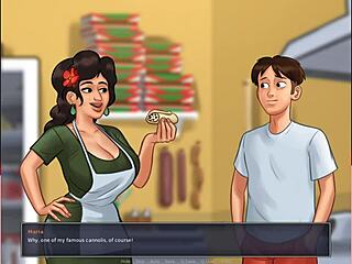 summertime saga ep 32 kiss with big tits milf