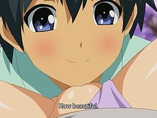in menkui anime, does the girl give blowjob and lick feet?