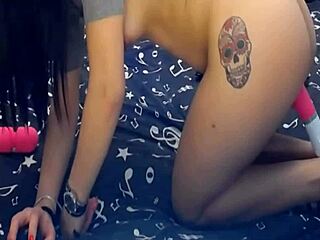 The Girl With Two Vibrating Dildo