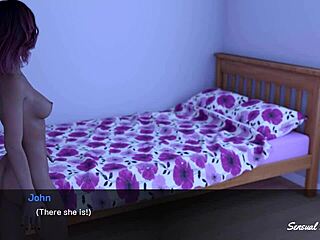 Mun kiihottunut kämppäkaveri nauttii soolosta dildolla kämppässä