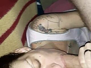 Does your wife suck cock like this skinny girl?