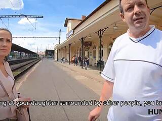 hunt4k guy lets stranger nail his wife to get home