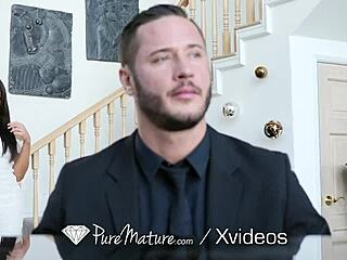 Mature woman gets her tight ass fucked by big cock