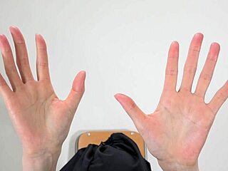 wet asian hands in fetish play