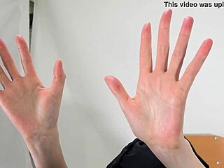 wet asian hands in fetish play