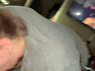 Milf swallows cum from big black cock!