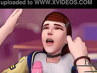 Erica loses all shame in anime hentai scene.