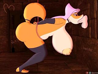 maid marian gets wild in fungeon play.